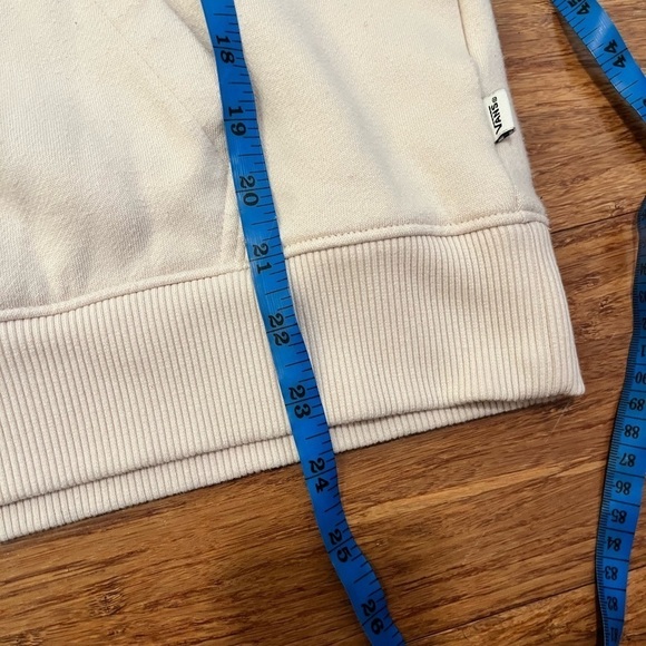 VANS Boxed In Grunge BFF Hoodie light tan, cream, w/ tie dye details. Size Small - Picture 12 of 12